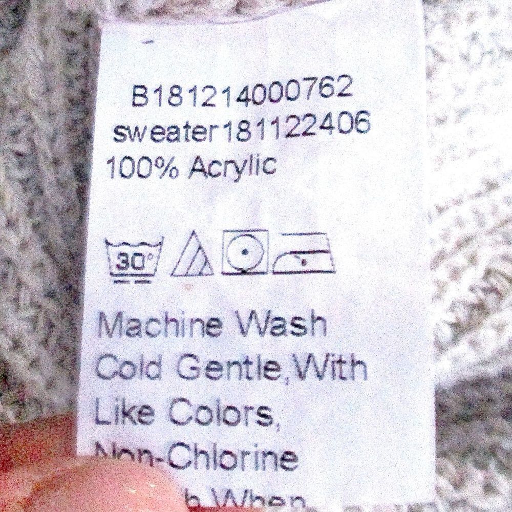 Shein Oversized Color Block Sweater - Picture 5 of 5